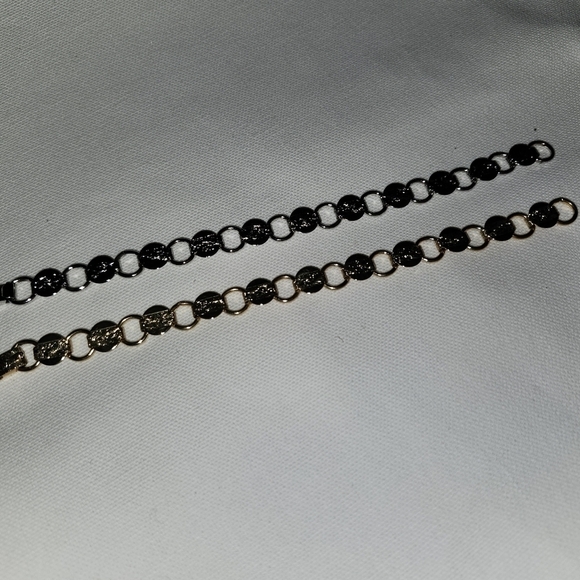 Sarah coventry, gold tone and silvertone link bracelets, young and gay - Picture 3 of 4